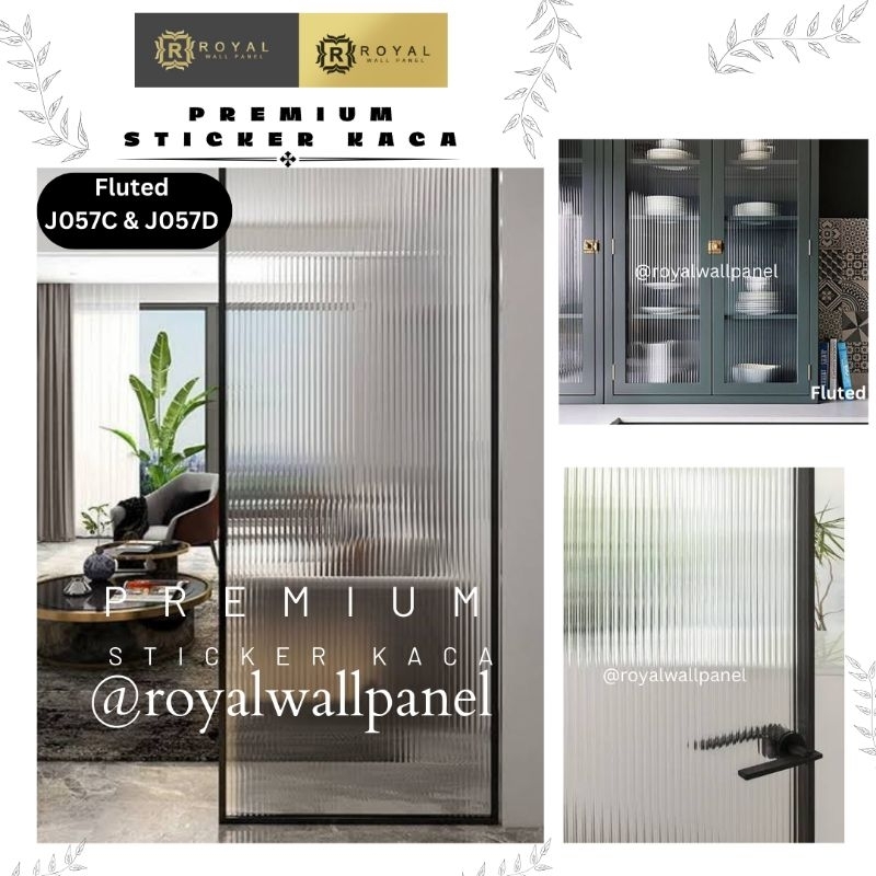 Jual PREMIUM Fluted Reeded Stiker Kaca by RoyalWallpanel | Shopee Indonesia