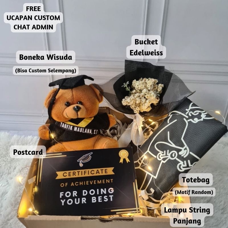 Jual Hampers Wisuda Cowok / Kado Wisuda Cowok Graduation Gift ( JACK ...