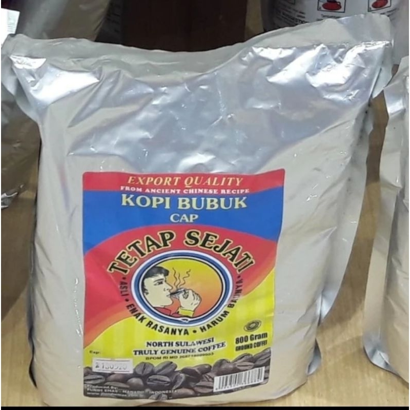 Jual Kopi Bubuk Cap Tetap Sejati Besar Asli Khas Manado | Shopee Indonesia