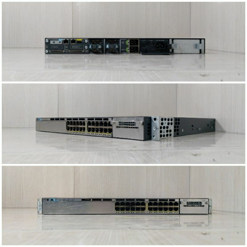 Jual Switch Cisco Catalyst 3750-X PoE+ Series WS-C3750X-24P-L | Shopee ...