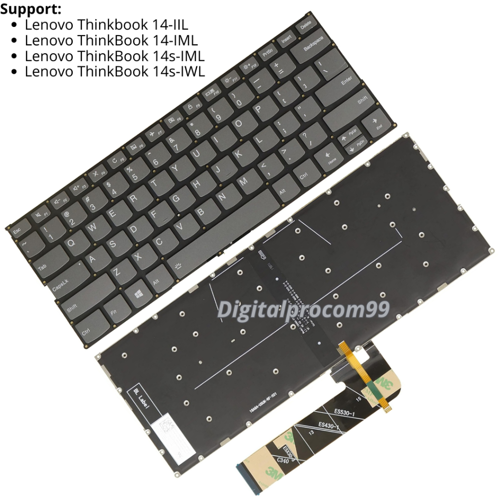 Jual Keyboard Lenovo Thinkbook 14-IIL IML 14s-IML IWL new high quality ...