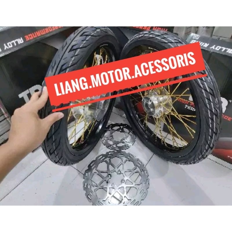 Jual Sepaket Velg TDR Ring 17 Tromol Set Jari2 Plus Ban - Suzuki GSX ...