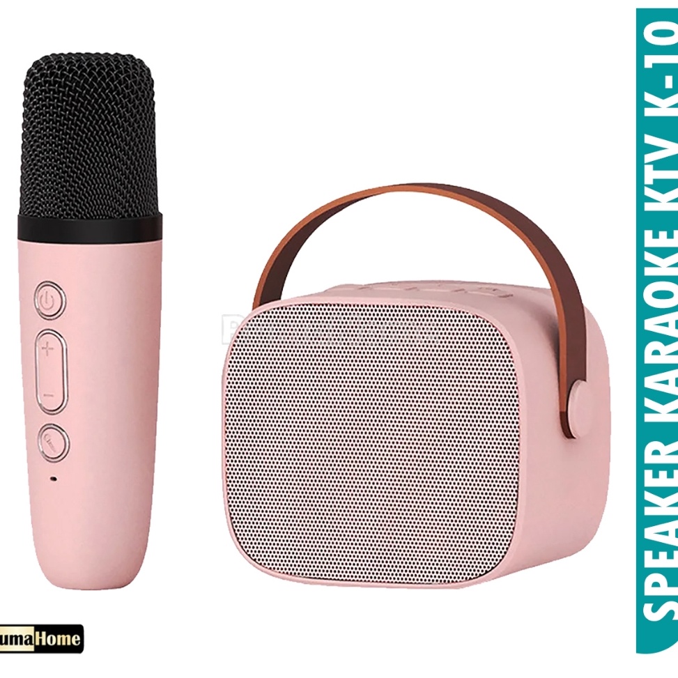 Jual Karaoke Speaker Bluetooth 2 mic 1 set garansi 1 tahun Mini Machine ...