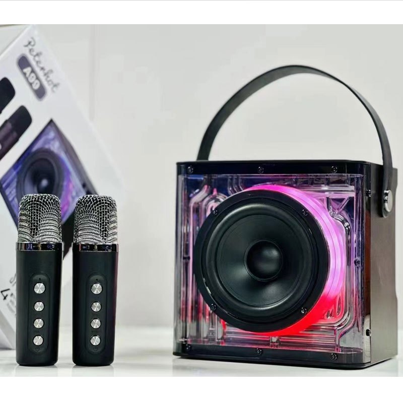 Jual karaoke speaker bluetooth ori portable wireless 2 mic (Produk ...