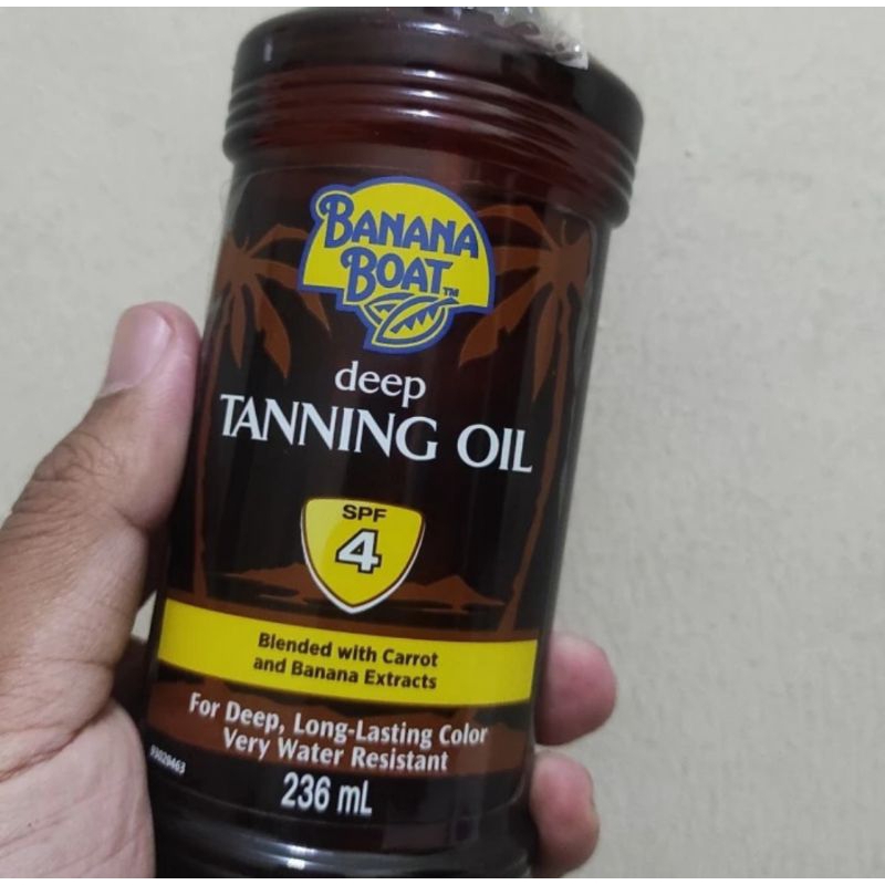 Jual banana boat deep tanning oil kandungan spf 4 isi 236 ml Shopee