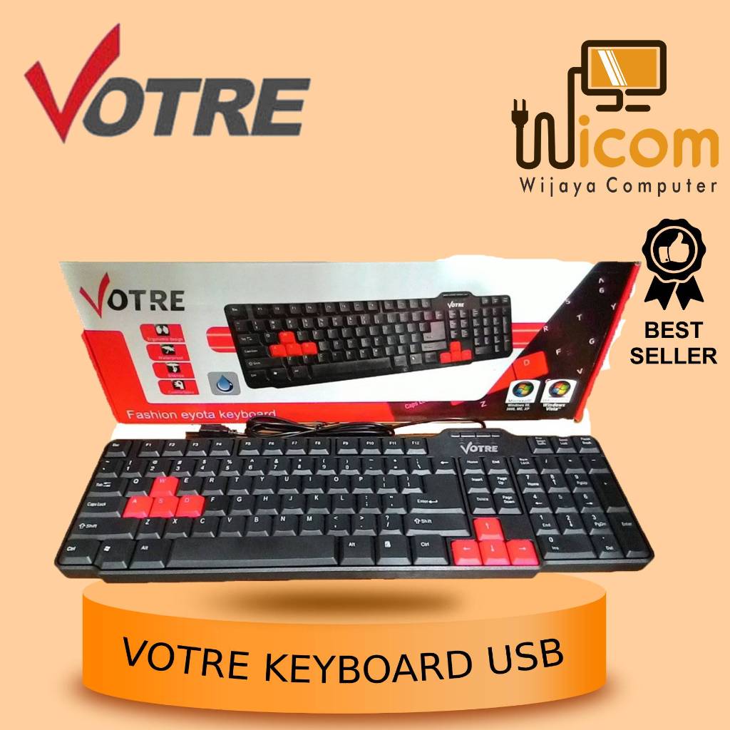 Jual Keyboard Votre KB2308 / KB2308N Kabel USB Barang 100% Original dan ...