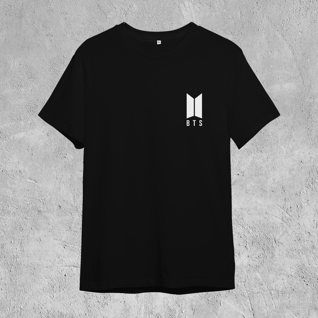 Jual Baju Kaos Dewasa Kpop BTS Bangtan Boys Member Logo Laki - Laki ...