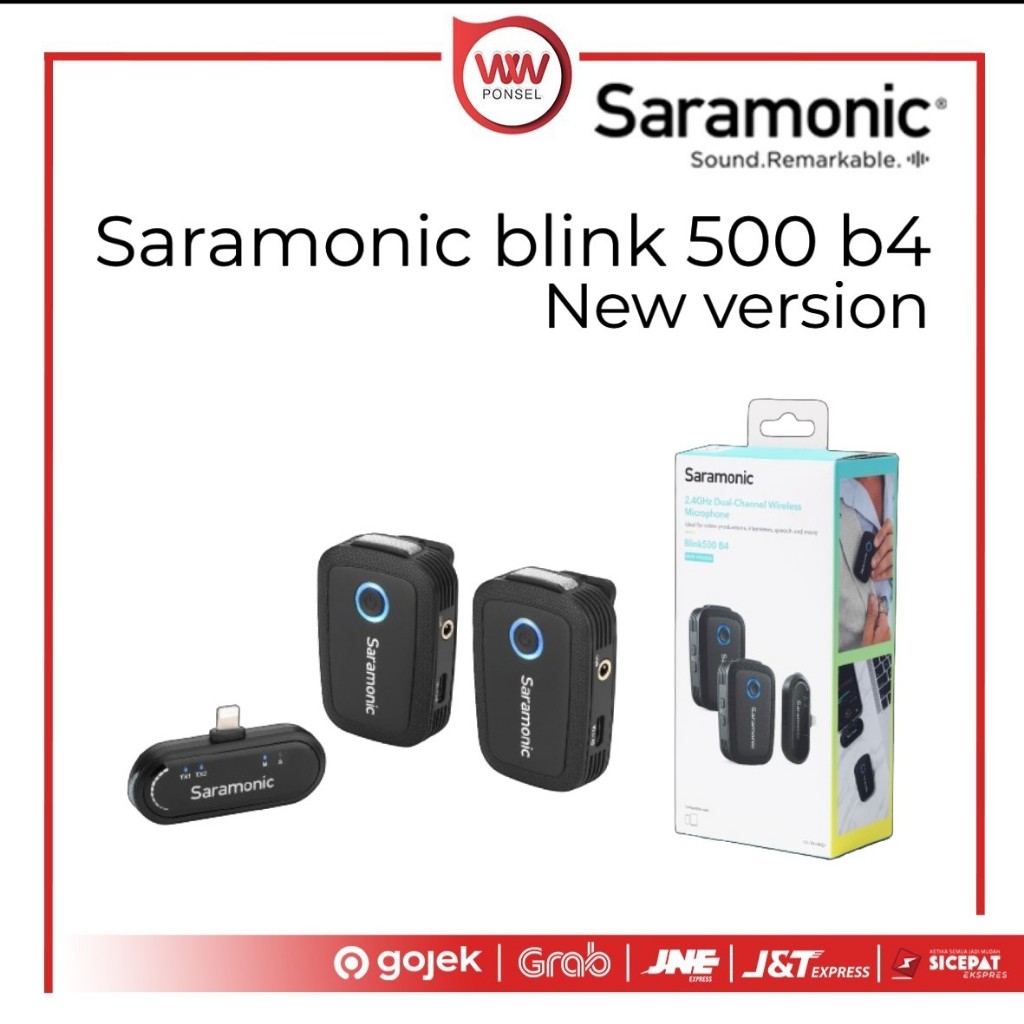 Jual Saramonic Blink 500 B4 New Version Lightning Shopee Indonesia