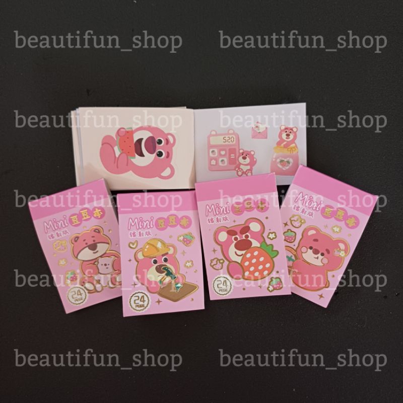 Jual Buku stiker mini lotso | buku sticker mini karakter kartun lotso ...
