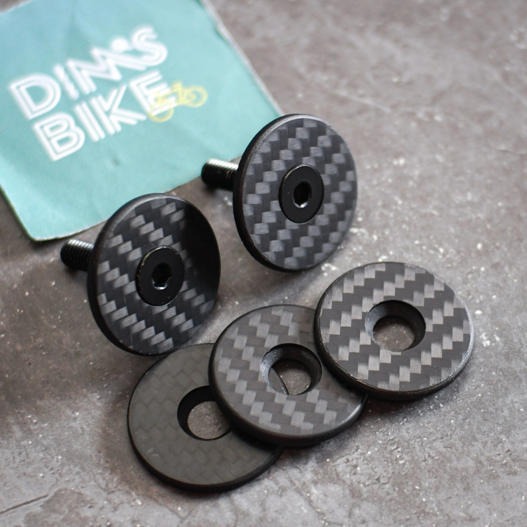 Jual Top Cap Carbon 3K Tutup Cover Carbon Stem Roadbike Mtb Shopee