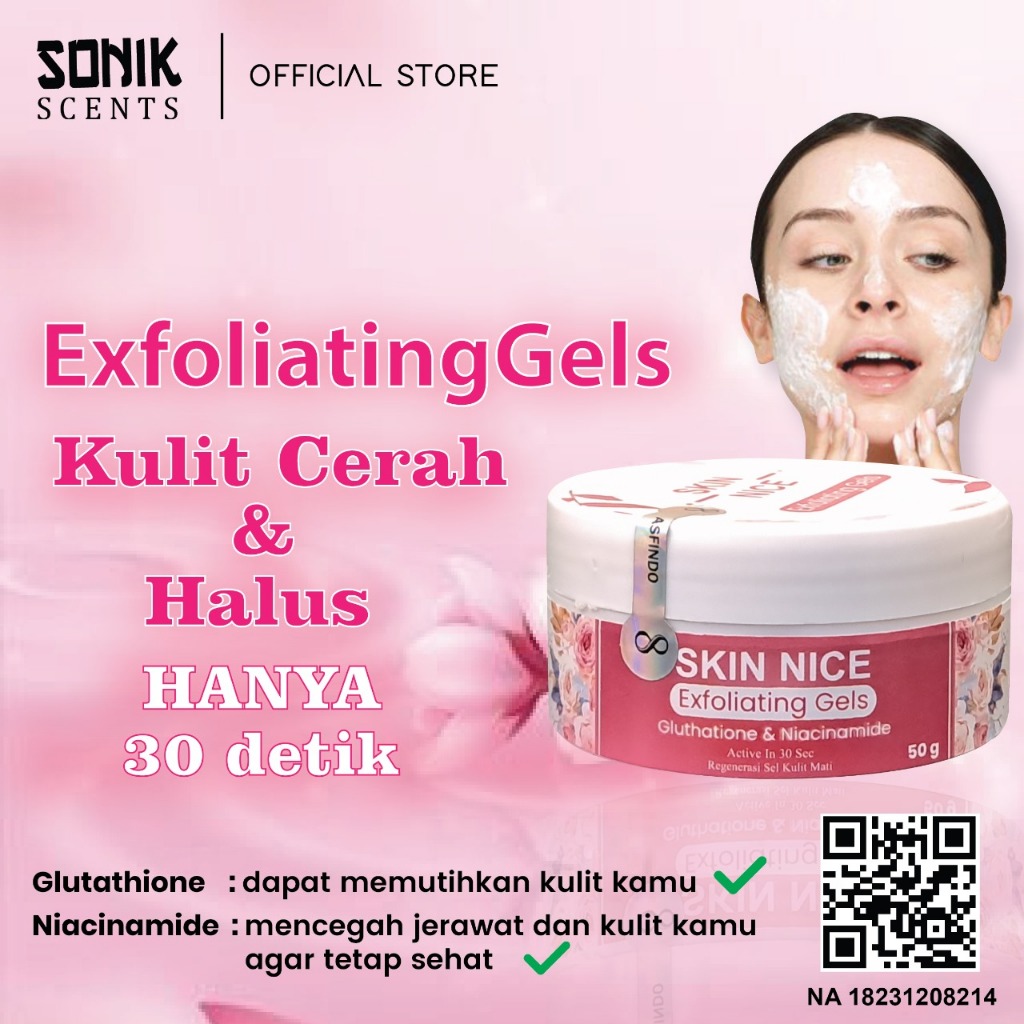 Jual Sonik Skin Nice 30 second Exfoliating Gel (50ml) Peeling Gel All