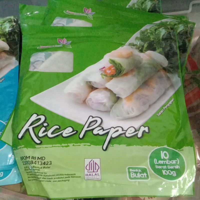 Jual Rice Paper isi 20 berat 200gr/isi 10 berat 100gr | Shopee Indonesia