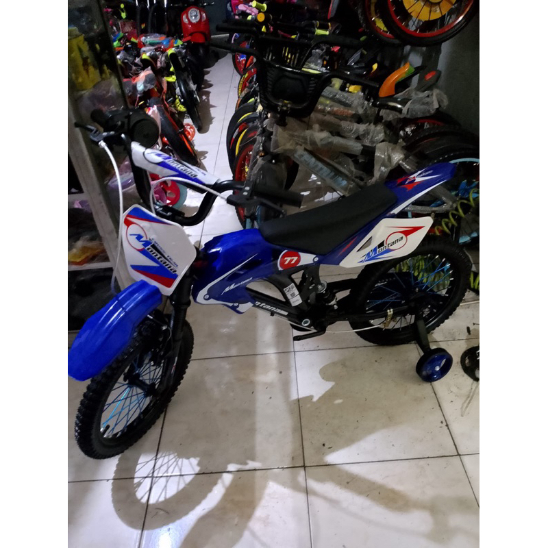 Jual montana cross trail 12 dn 16 inch sepeda anak bmx motor trail roda ...