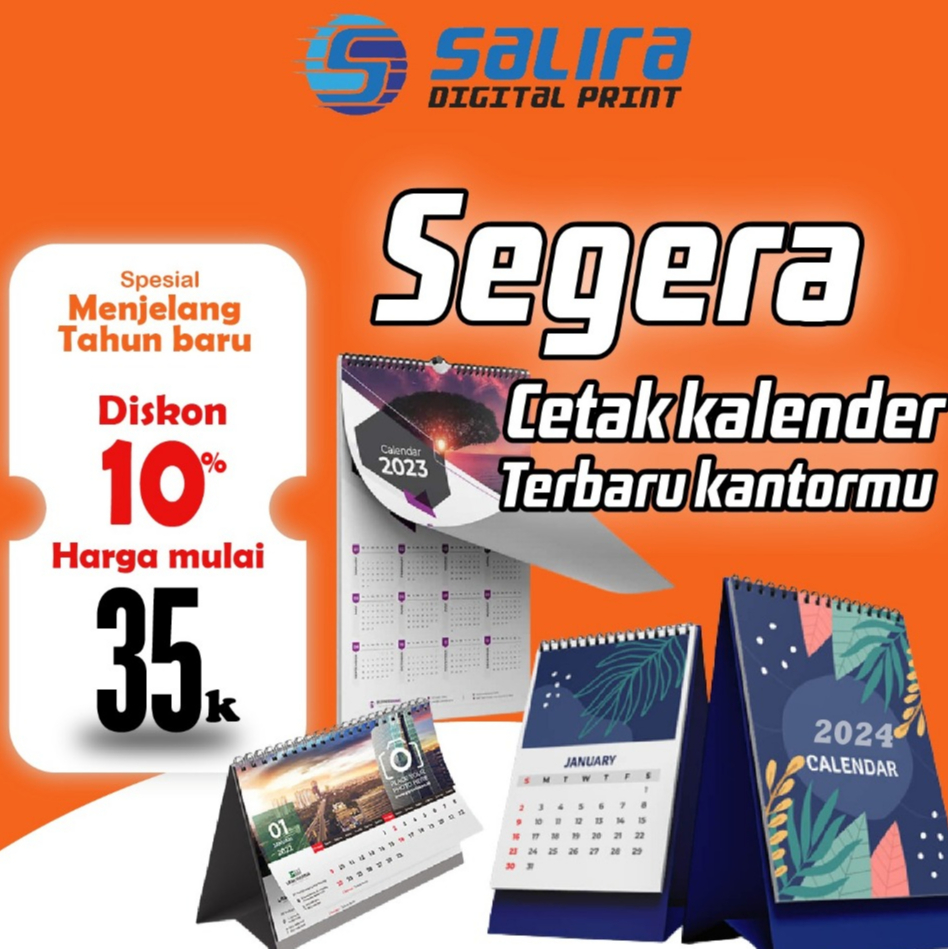 Jual Cetak Kalender Meja Custom Print Kalender Custom Design Foto Logo Shopee Indonesia