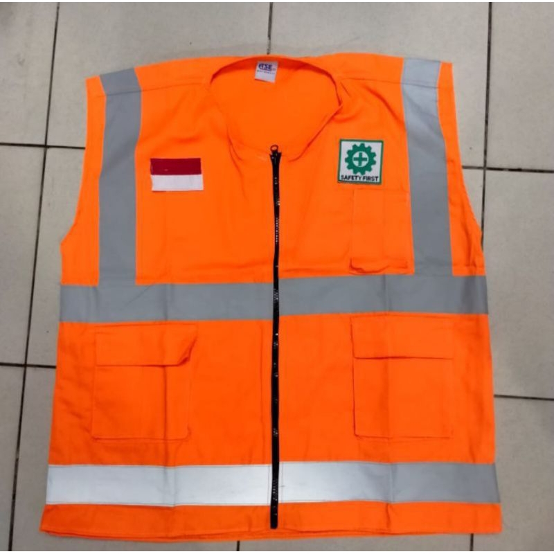 Jual Rompi safety k3/rompi kerja lapangan/Rompi kerja proyek serba guna ...