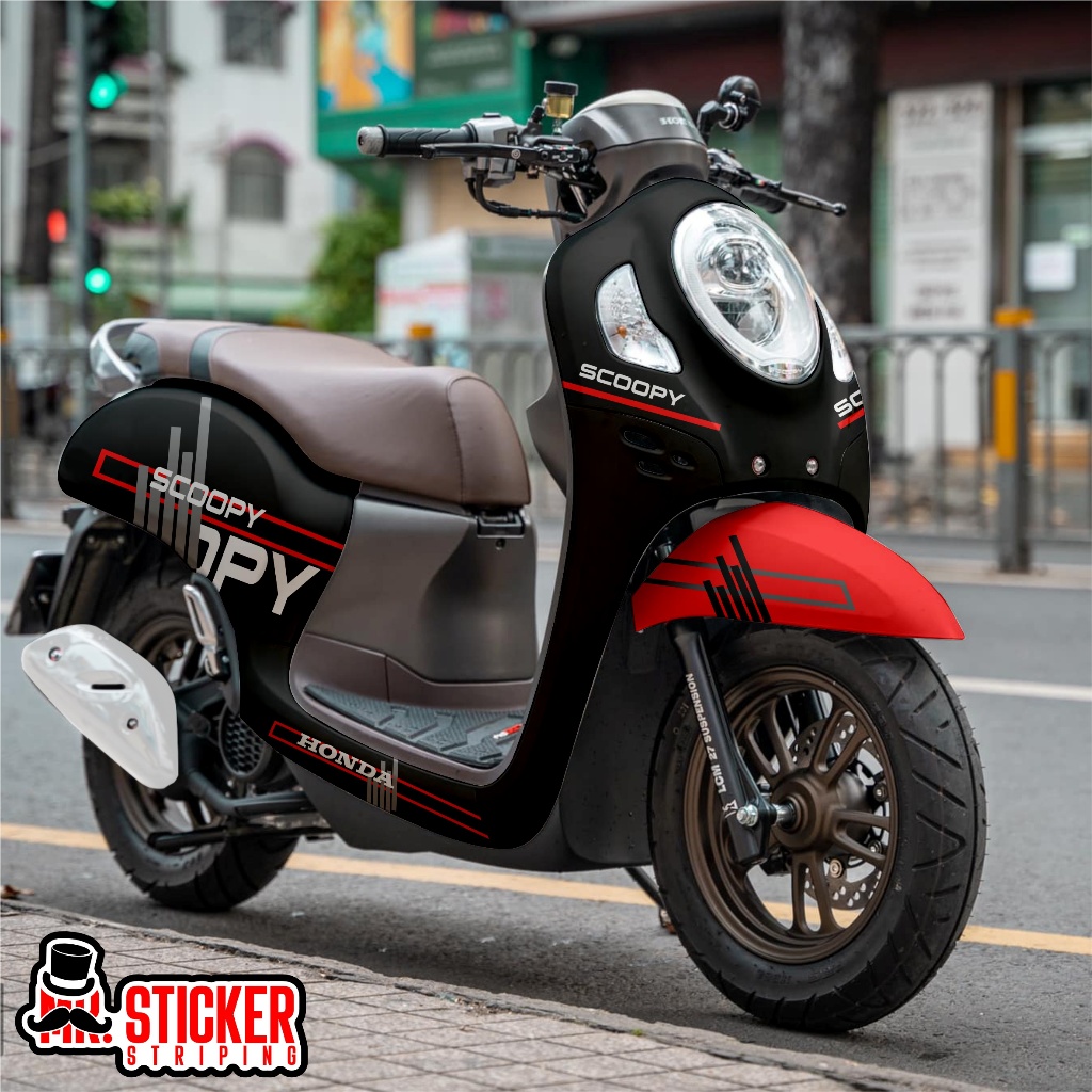 Jual decal honda scoopy full body untuk semua tipe custom sticker free ...
