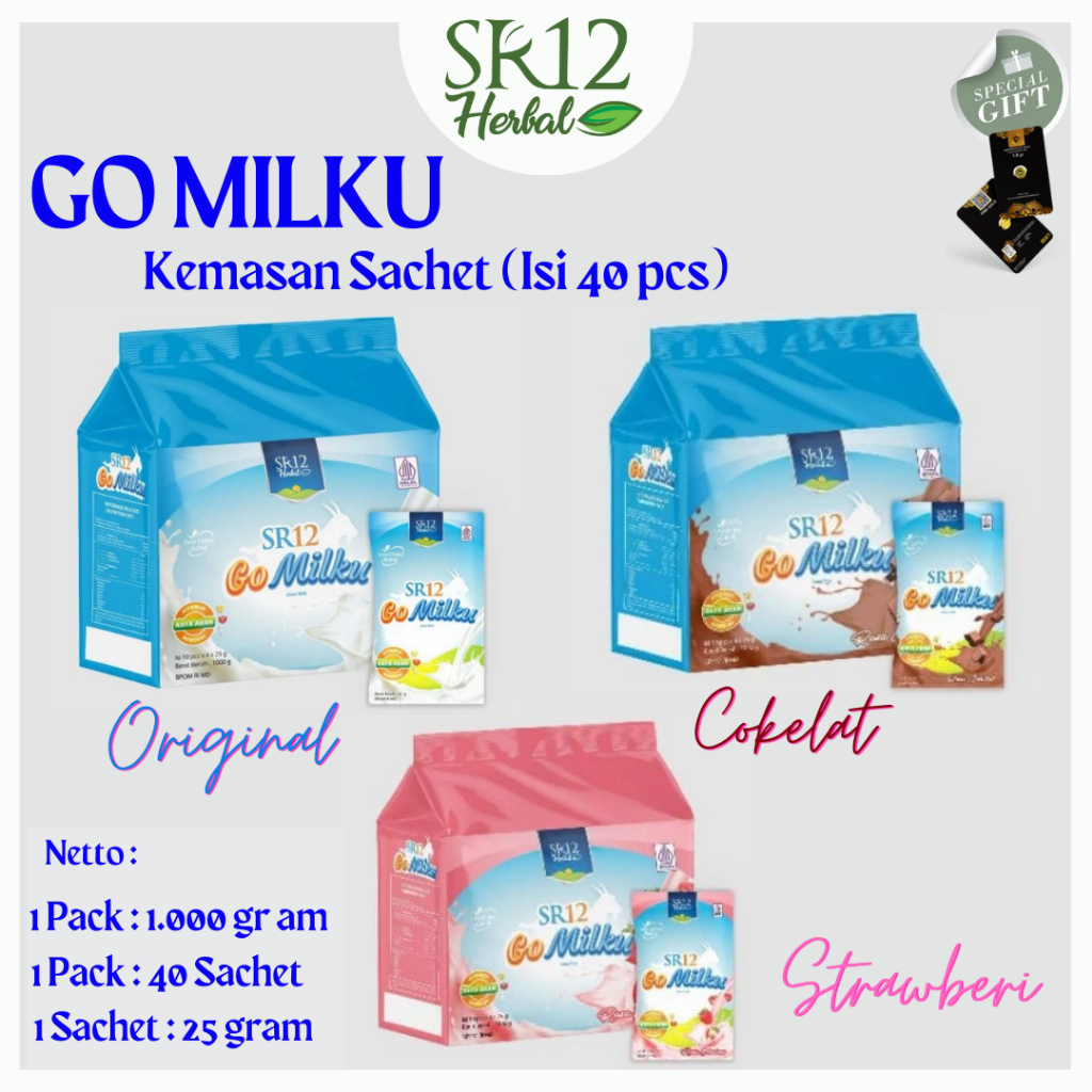 Jual Go Milku Sr12 Kemasan Sachet Isi 1 Pack 40 Pcs Shopee Indonesia 4949