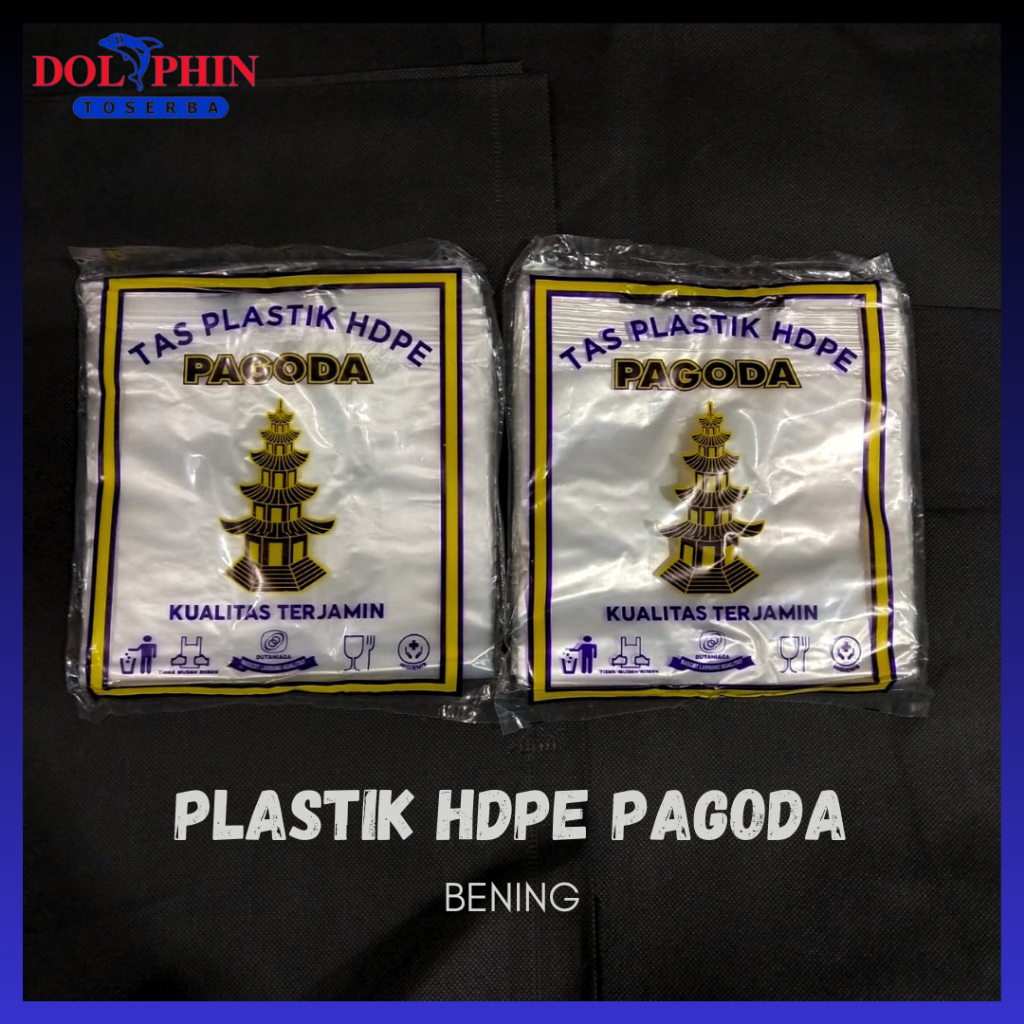 Jual Kantong Plastik Murah - Kresek Bening Transparan HDPE Uk 15, 24 ...