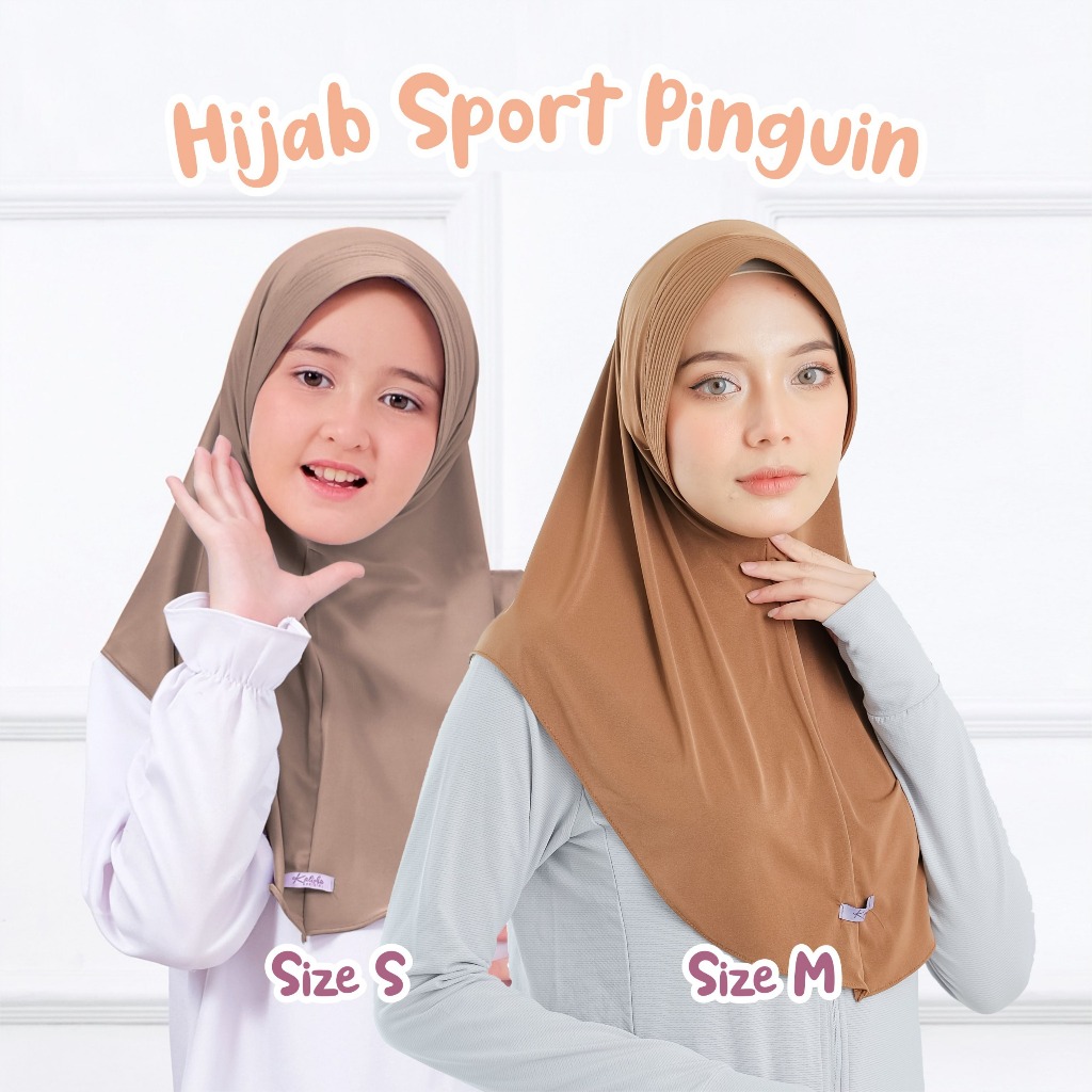 Jual Hijab Instan Jilbab Pinguin Ukuran S M Kerudung Geblus Jilbab ...