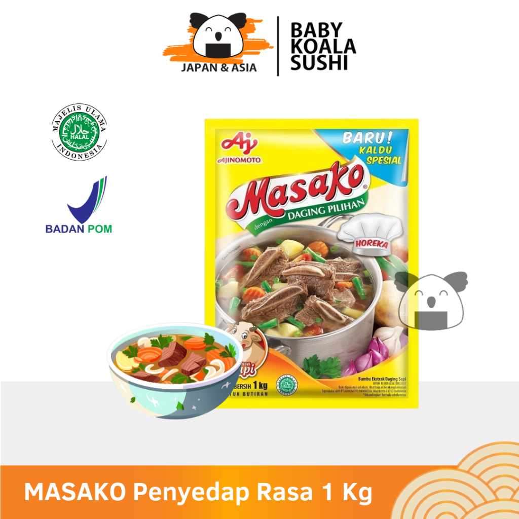 Jual MASAKO Sapi Penyedap Rasa 1 Kg I Halal | Shopee Indonesia