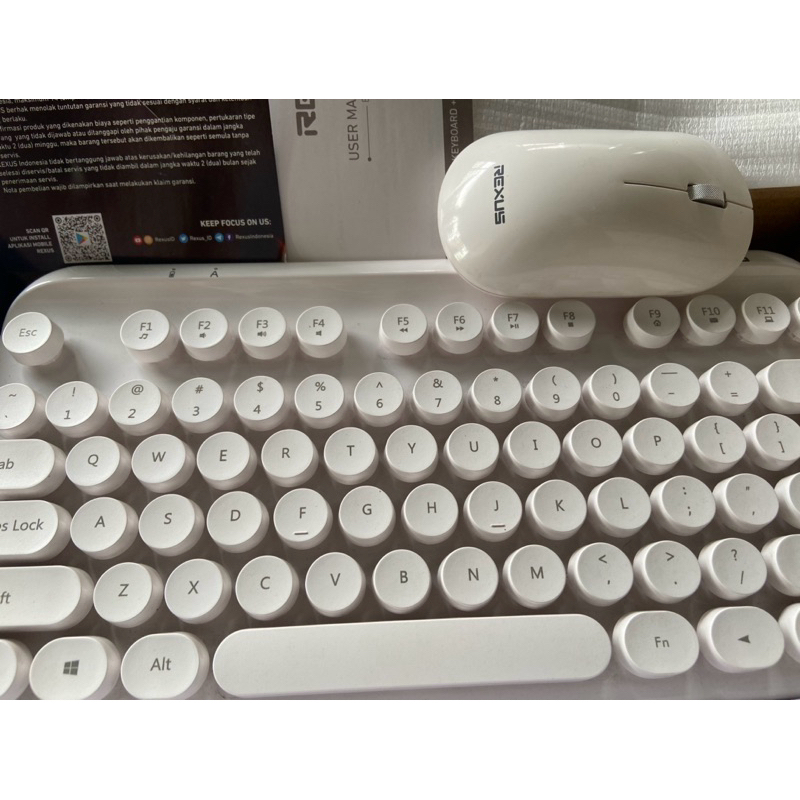 Jual keyboard + mouse rexus wireless | Shopee Indonesia