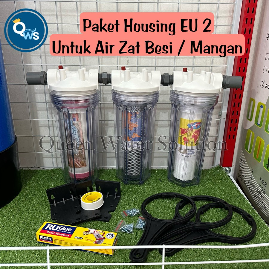 Jual Paket EU 2 Saringan Filter Air Zat Besi Mangan Shopee Indonesia