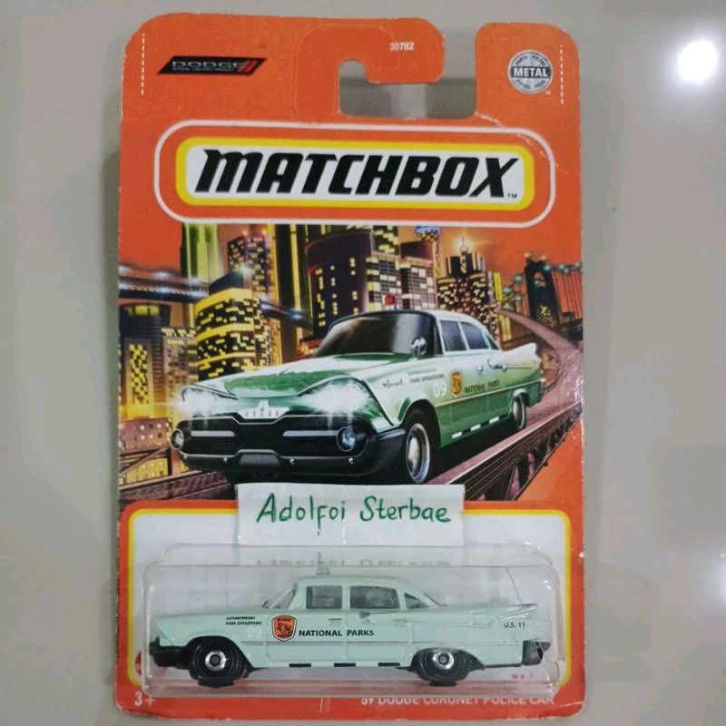 Jual matchbox '59 dodge coronet police car mbx rescue mbx