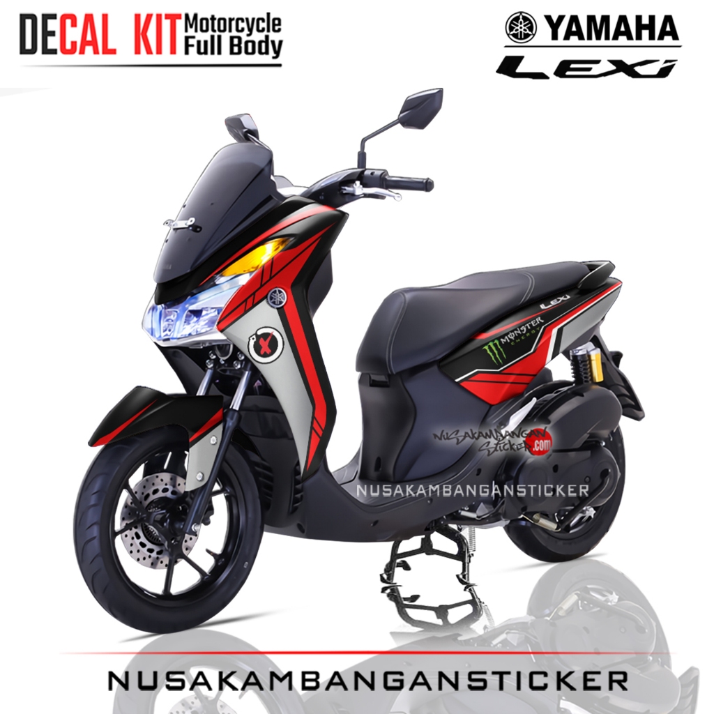 Jual Decal Sticker Lexi Livery Lorenzo Red Kit Sticker Full Body ...