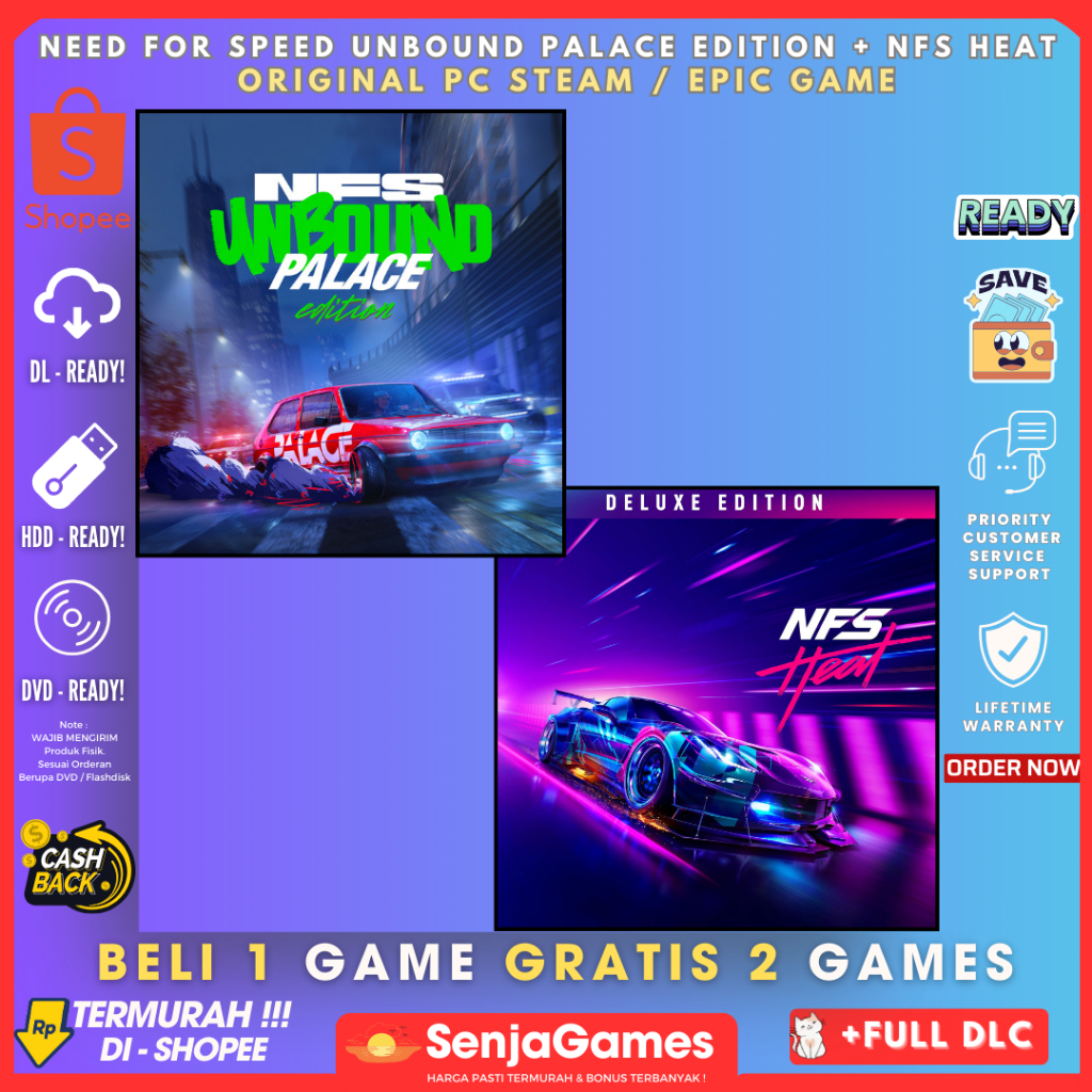 Jual Need for Speed Unbound Palace Edition Original PC EA | Shopee ...