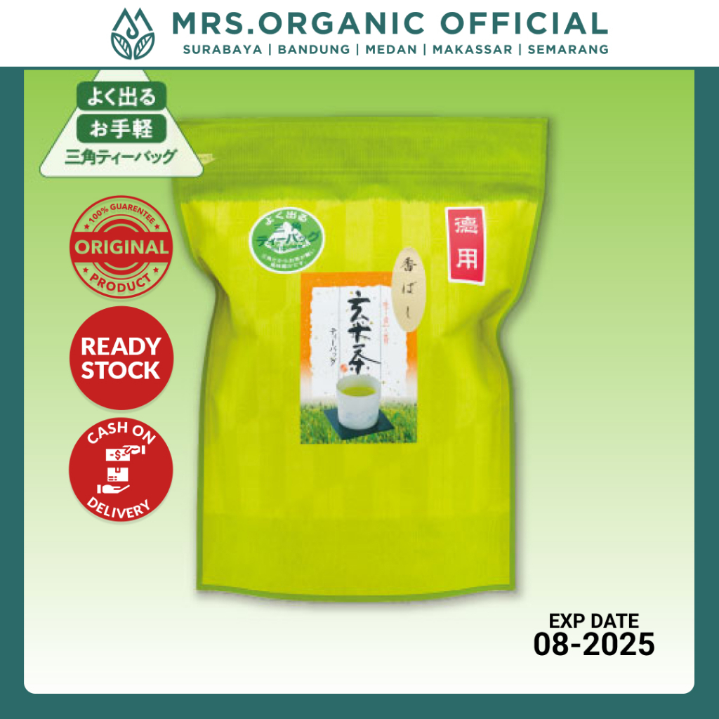 Jual Teh Hijau Organik Jepang Marumatsu Genmaicha Tea Bag 20 Bags - Teh ...