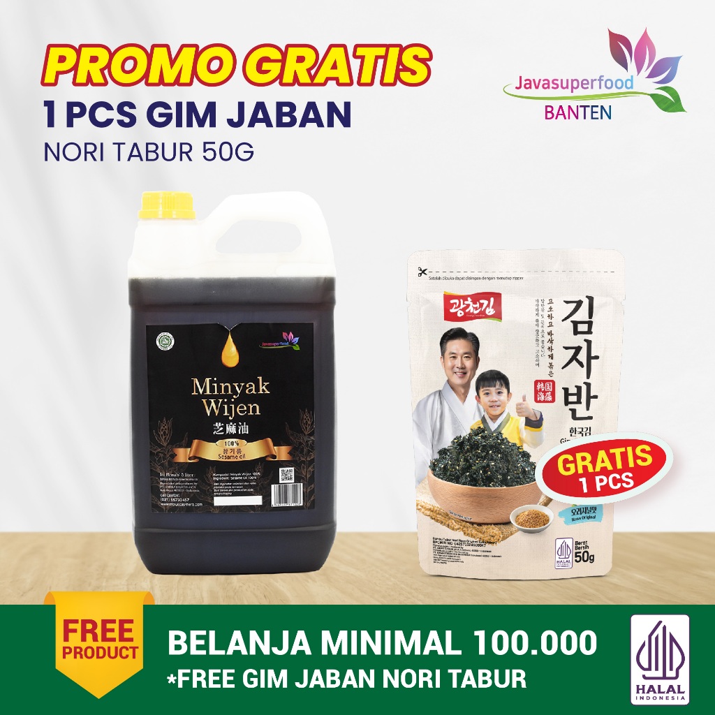 Jual Minyak Wijen 100 Wijen Oil 100 5 Liter Java Super Food