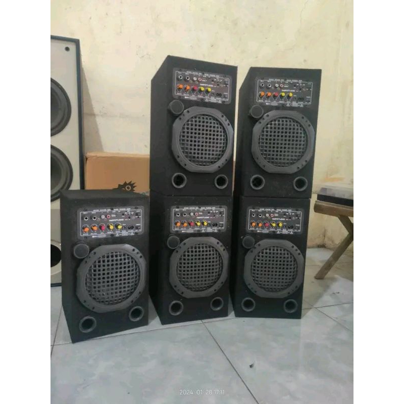 Jual Speaker Aktif 6in Bluetooth Karaoke untuk aki/listrik | Shopee