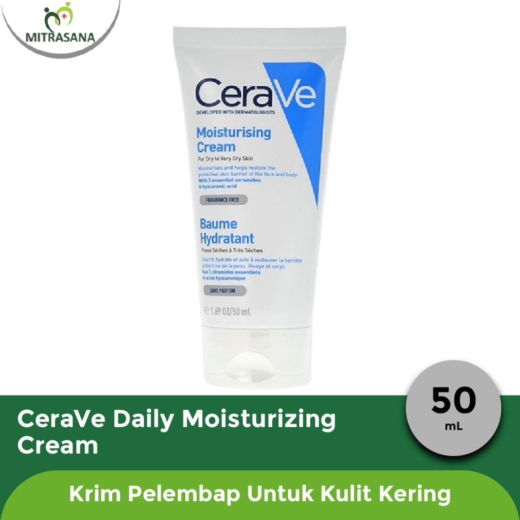Jual Cerave Daily Moisturizing Cream Skin Barrier Repair Moisturizer