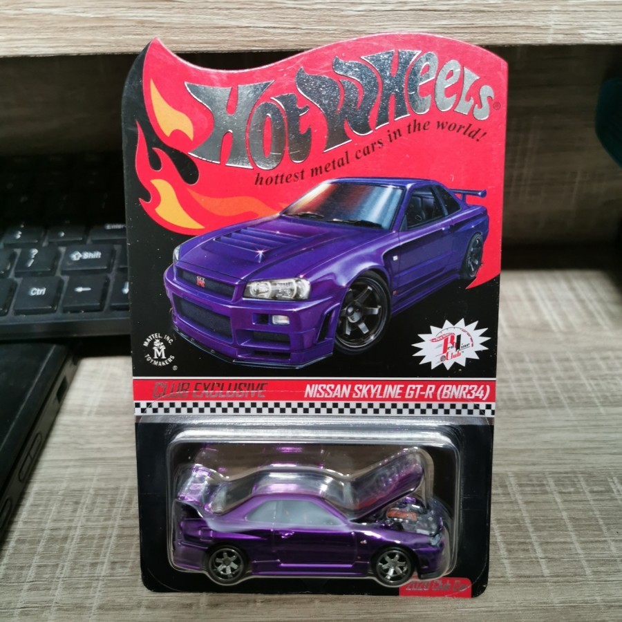 Hot Wheels RLC Exclusive 2024 – Nissan Skyline GT-R (R34) – Échelle 1/64 – Neuve