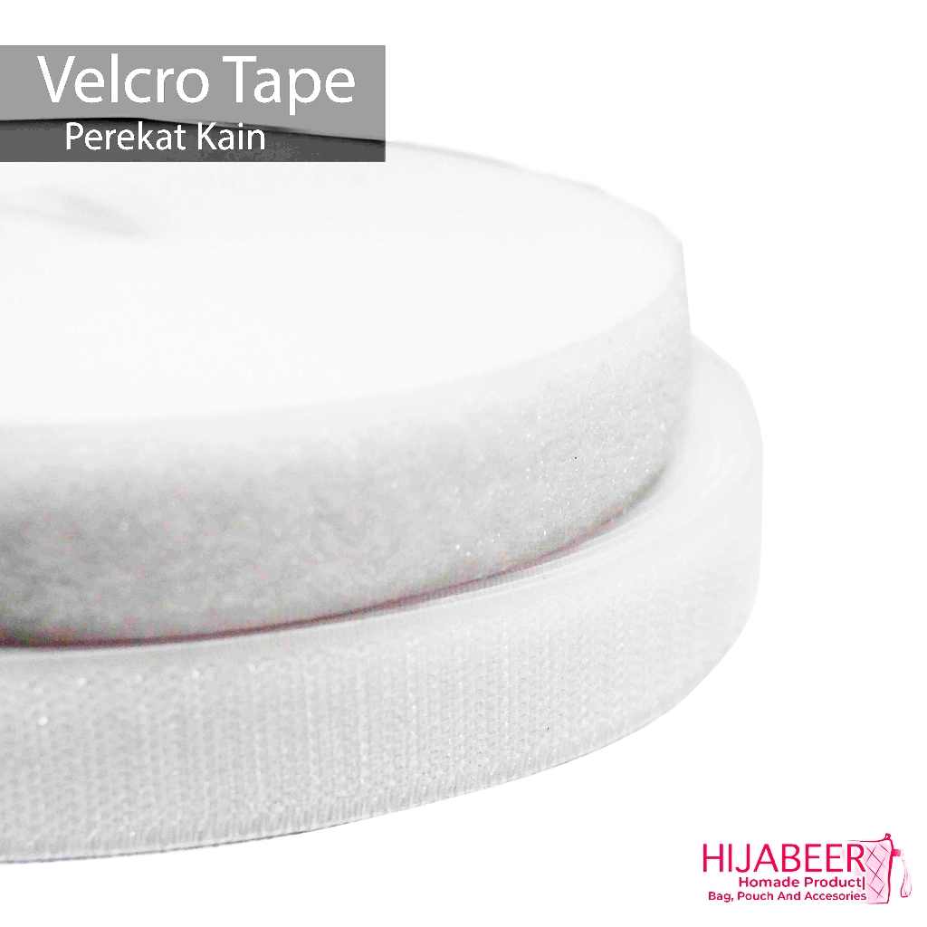 Jual Velcro Tape Perekat Kain 2,5cm HARGA PER ROLL | Shopee Indonesia