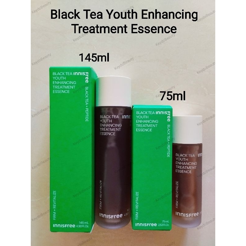Jual Innisfree Black Tea Youth Enhancing Treatment Essence 75ml/145ml
