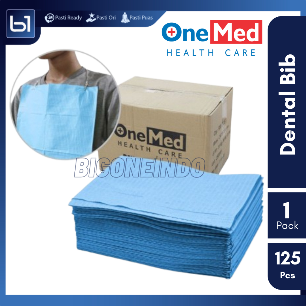Jual Dental Bib OneMed, Polybib Polibib Celemek Apron Pasien Isi 125 ...