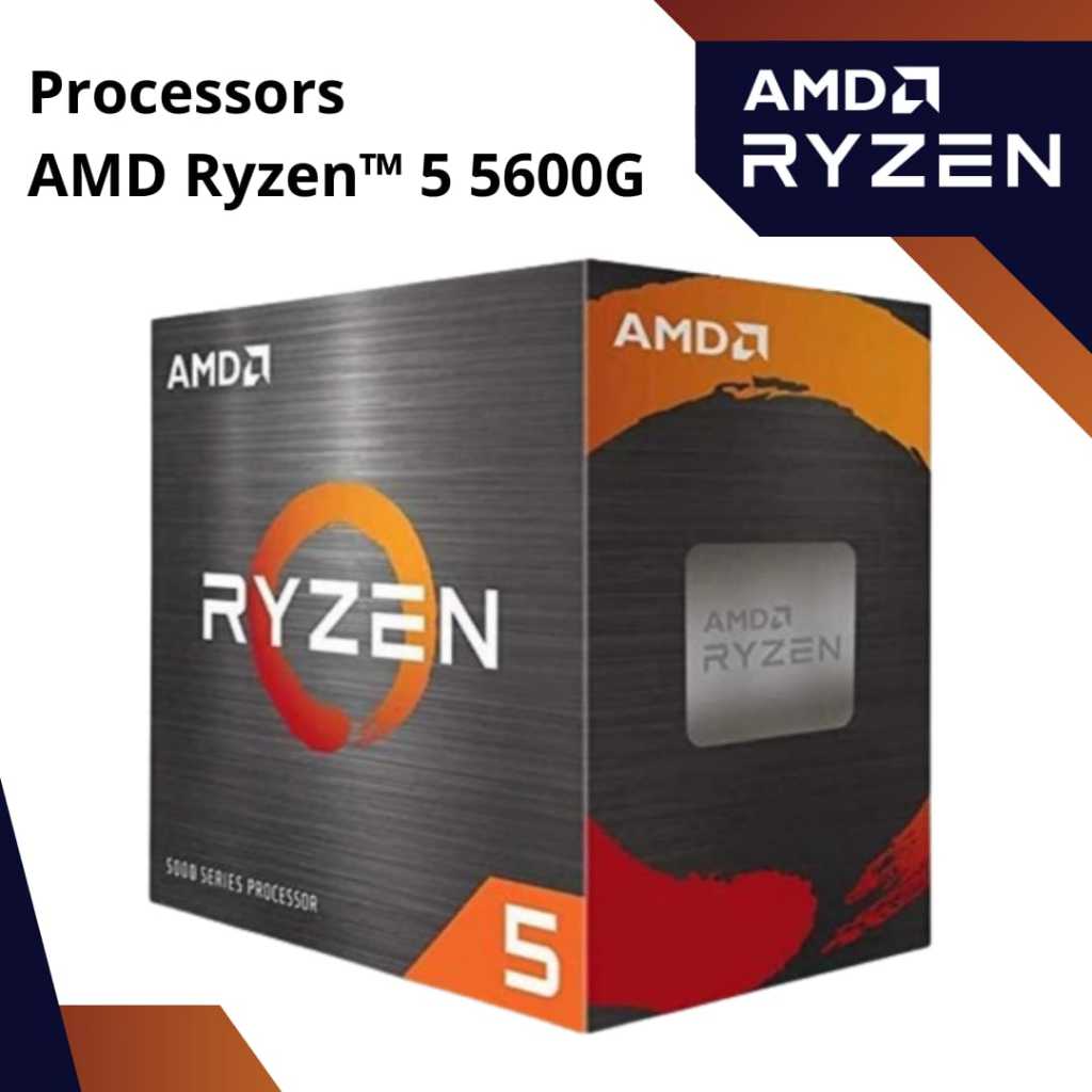 Jual AMD Ryzen™ 5 5600G Desktop Processors | Ryzen 5 5000 Series 6-Core ...