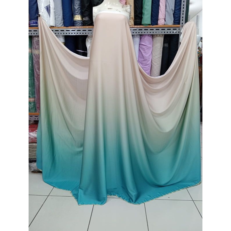 Jual Bahan Kain Silk Armany Gradasi Kain Ombre Satin Armany Shopee