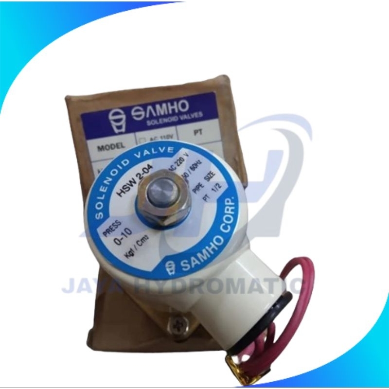 Jual SOLENOID VALVE SAMHO HSW204 Drat 1/2 