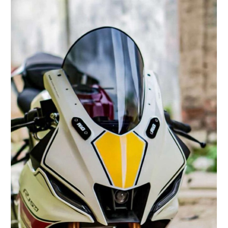 Jual Visor windshield R15 V3 full jenong (TEBAL 3MM/INCLUD LIST KARET ...