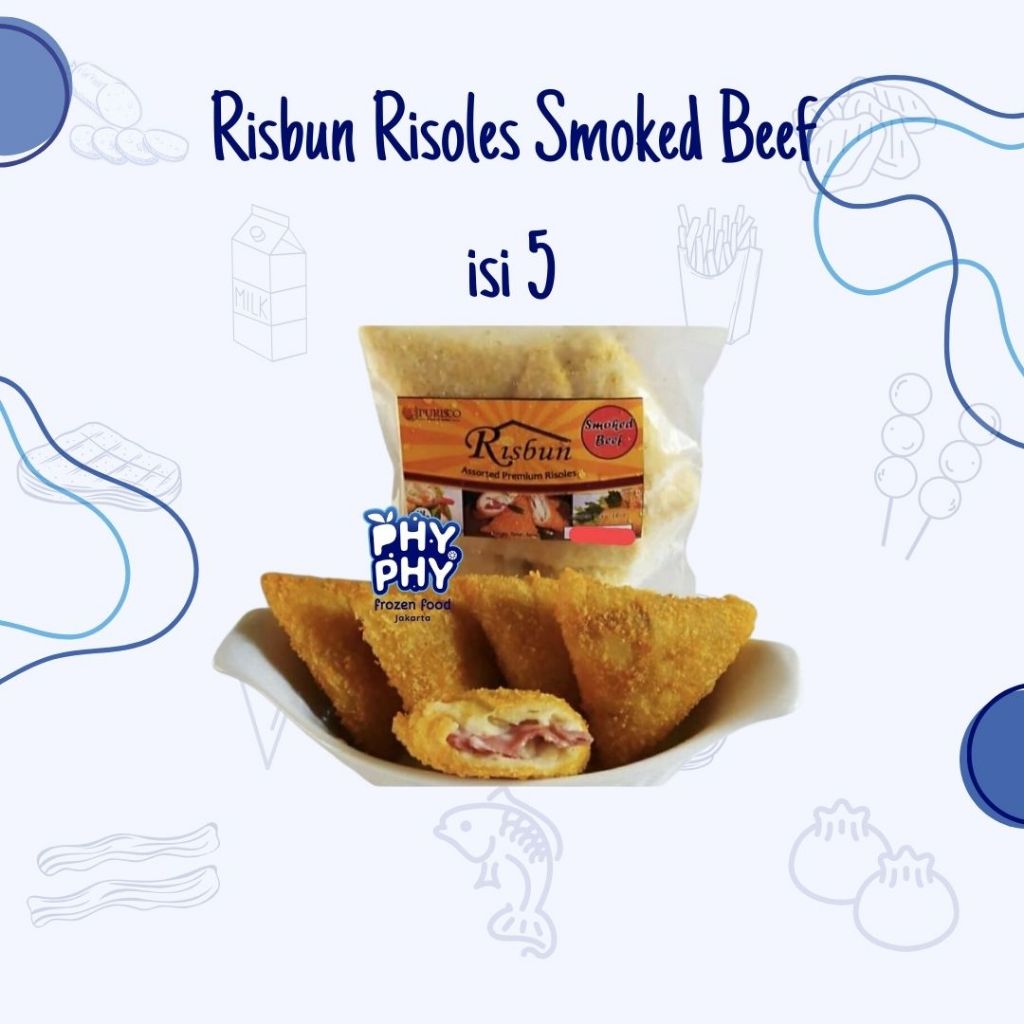 Jual Risoles Smoked Beef isi 5, Risol isi smoked beef | Shopee Indonesia