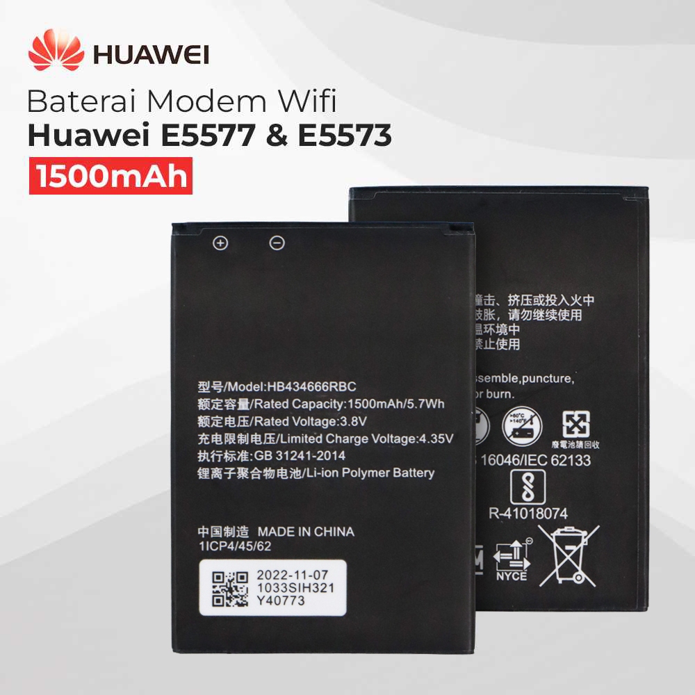 Swark HB434666RBC - Batteria di ricambio compatibile con Huawei R216 E5573 E5577 Router WiFi con strumenti