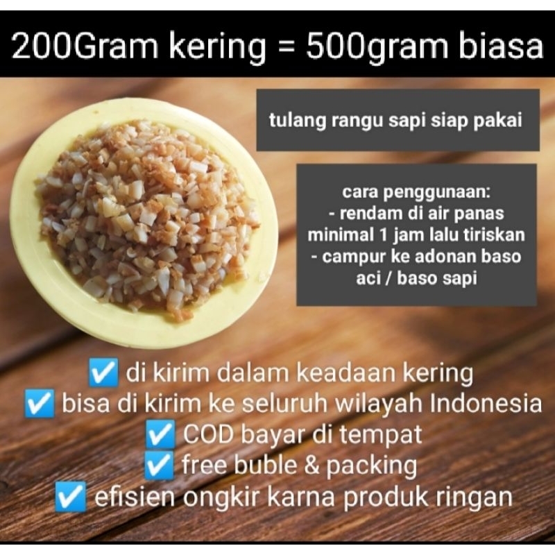 Jual TULANG RANGU SAPI 200Gr=500Gr | Shopee Indonesia