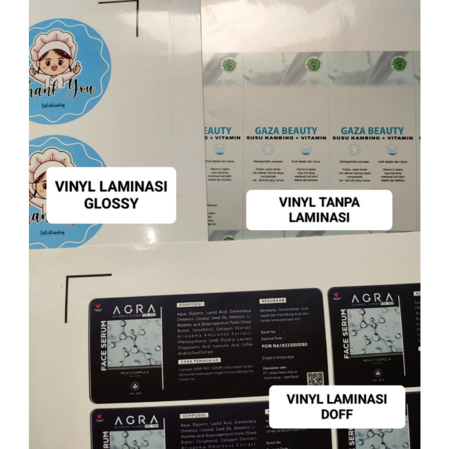 Jual STIKER VINYL PLUS CUTTING PREMIUM QUALITY A3 GLOSSY/DOFF ...