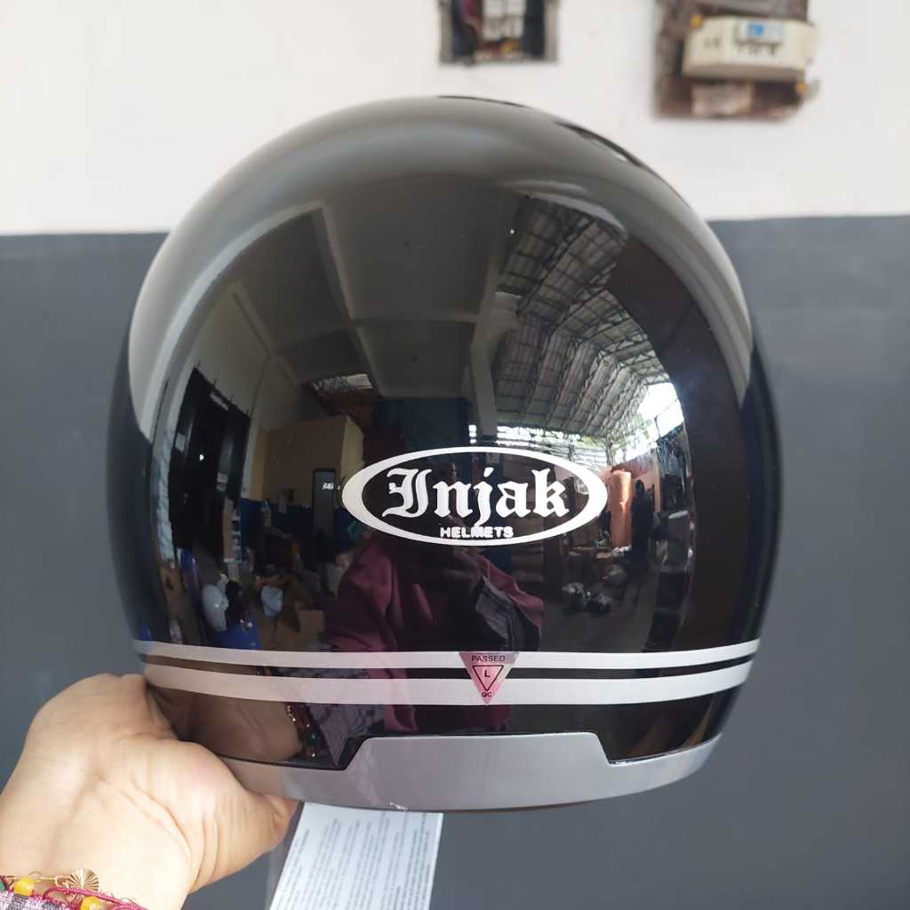 Jual Helm injak 06 open face | helm bogo retro injak 06 kaca dalam ...