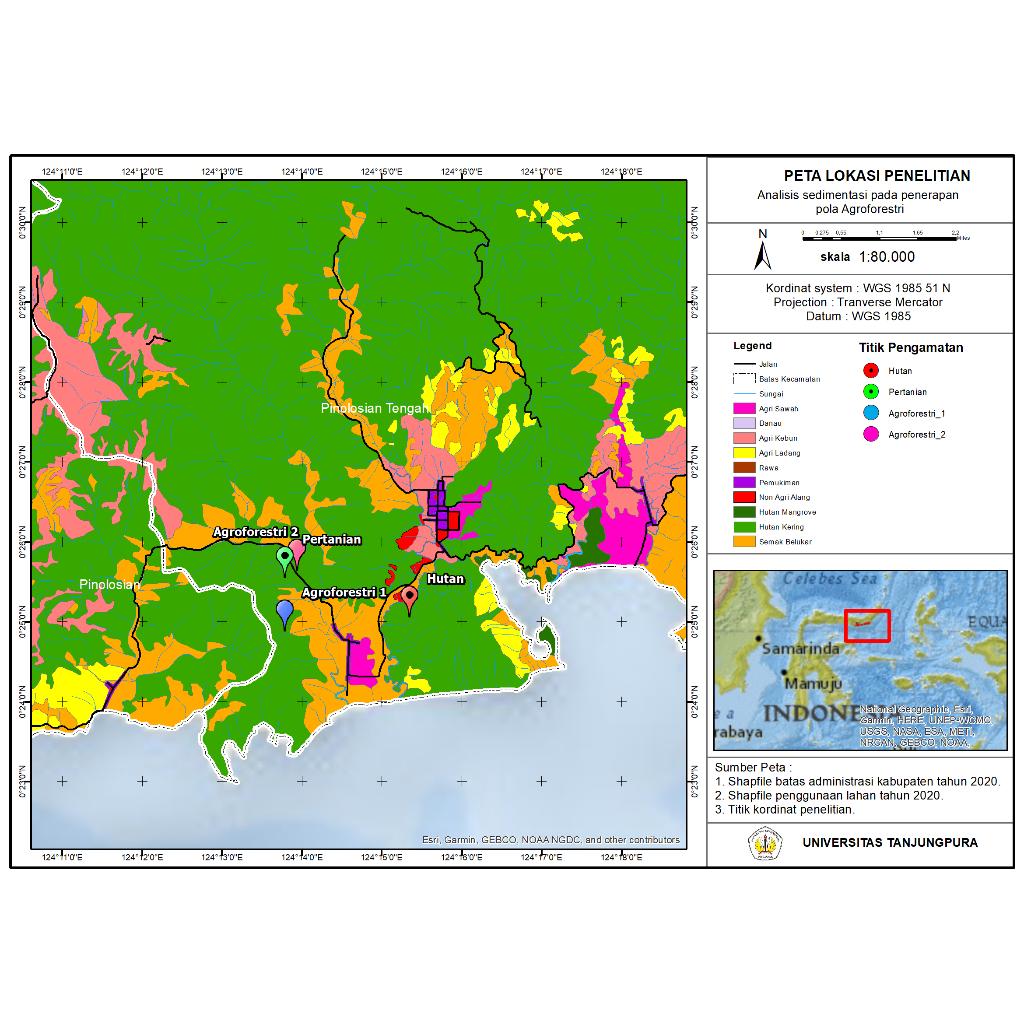 Jual Arion Mapping Peta Penggunaan Lahan Dan Lokasi Penelitian Shopee Indonesia