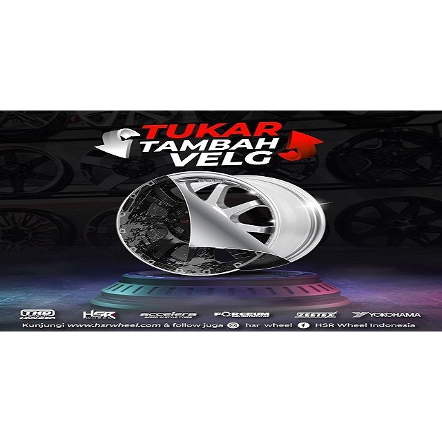 Jual VELG MOBIL RACING MODEL CLASSIK HSR KLG R14 AVANZA XENIA LIVINA ...