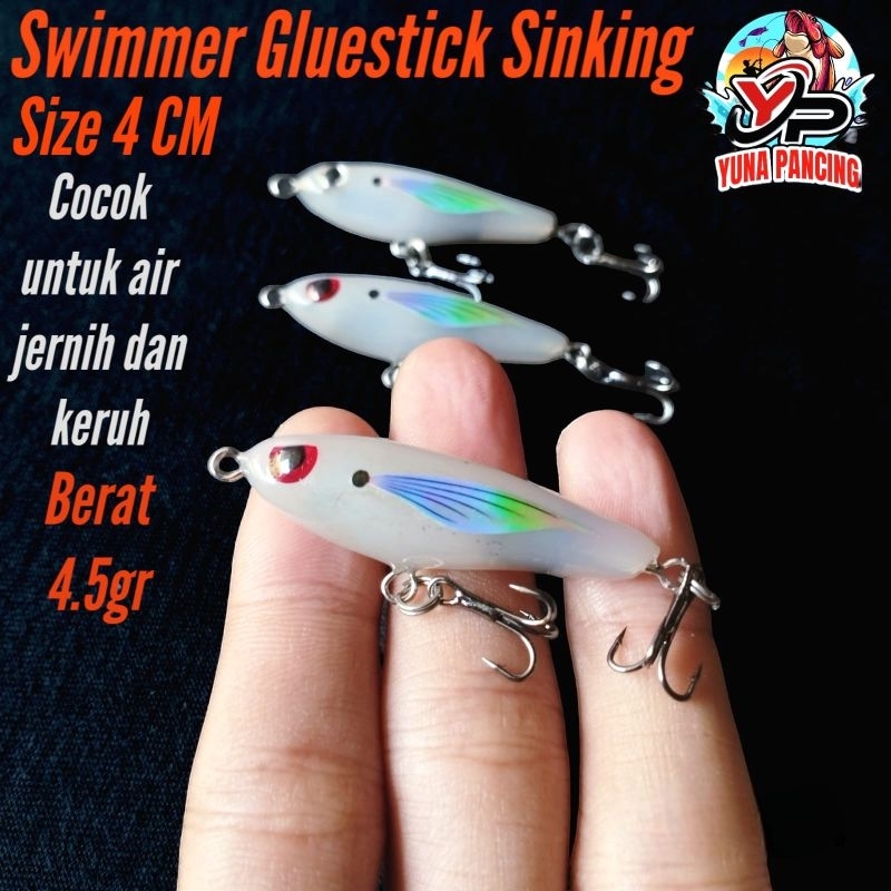 Jual Lure Casting Hampala Swimmer Gluestick Hologram 4cm 4.5gr | Shopee ...