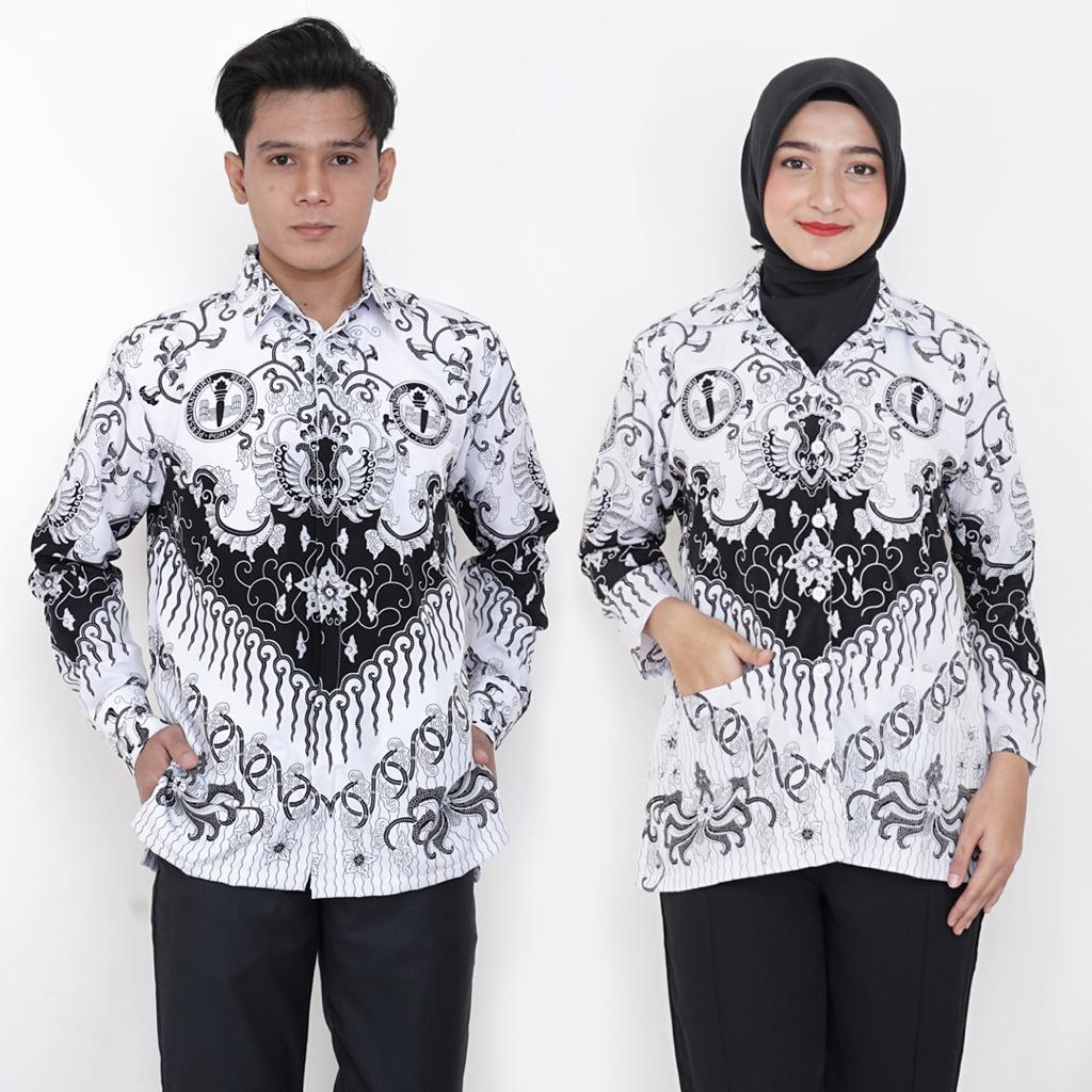 Jual Baju Batik Pgri Pria Dan Wanita Terbaru Shopee Indonesia